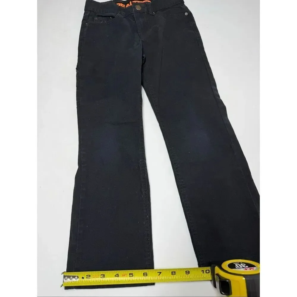 Realtree Youth Carpenter Pants (Black, S-7/8)